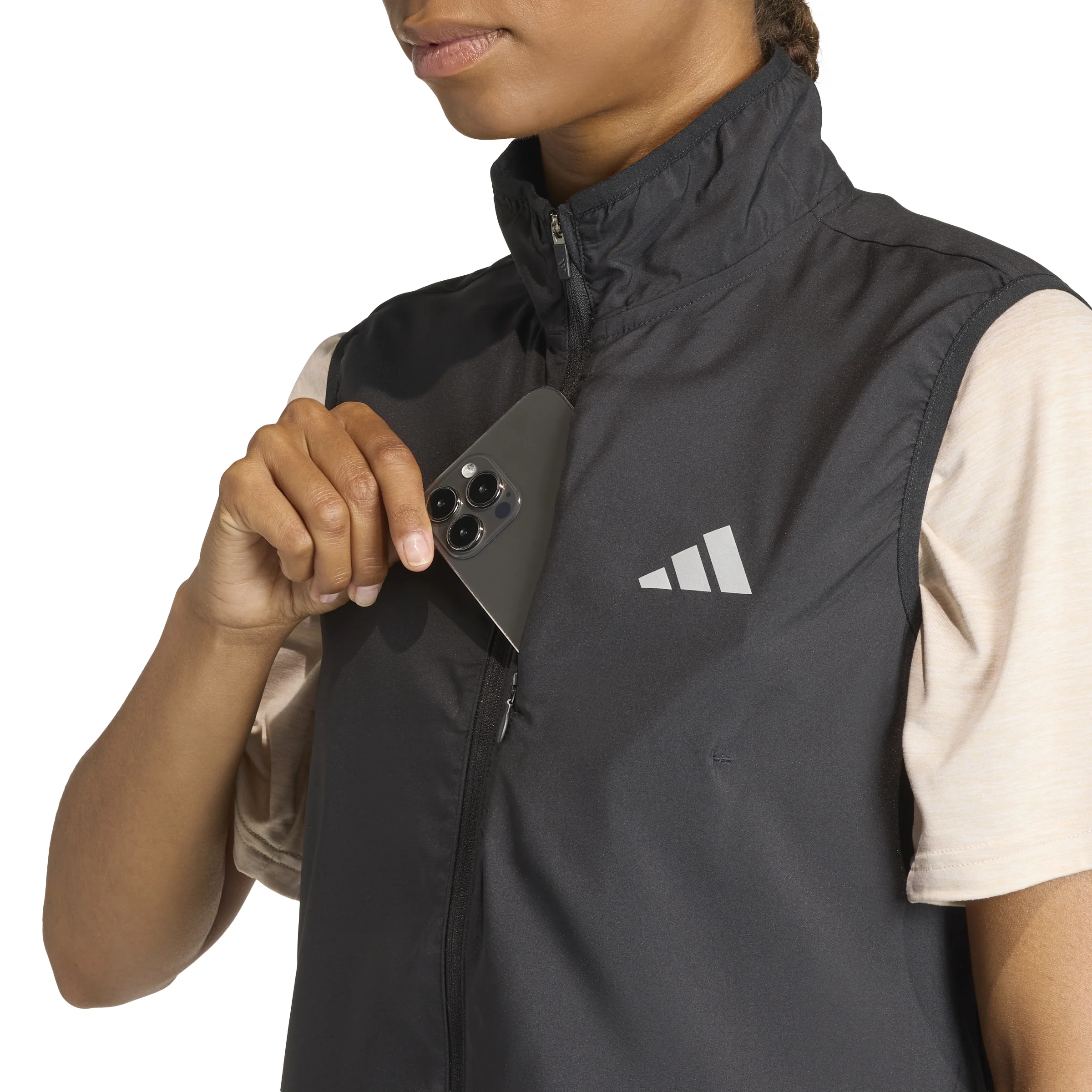 ADIDAS Adi365 Running Essentials Women's Vest - Black - L (ASIAN SIZE)