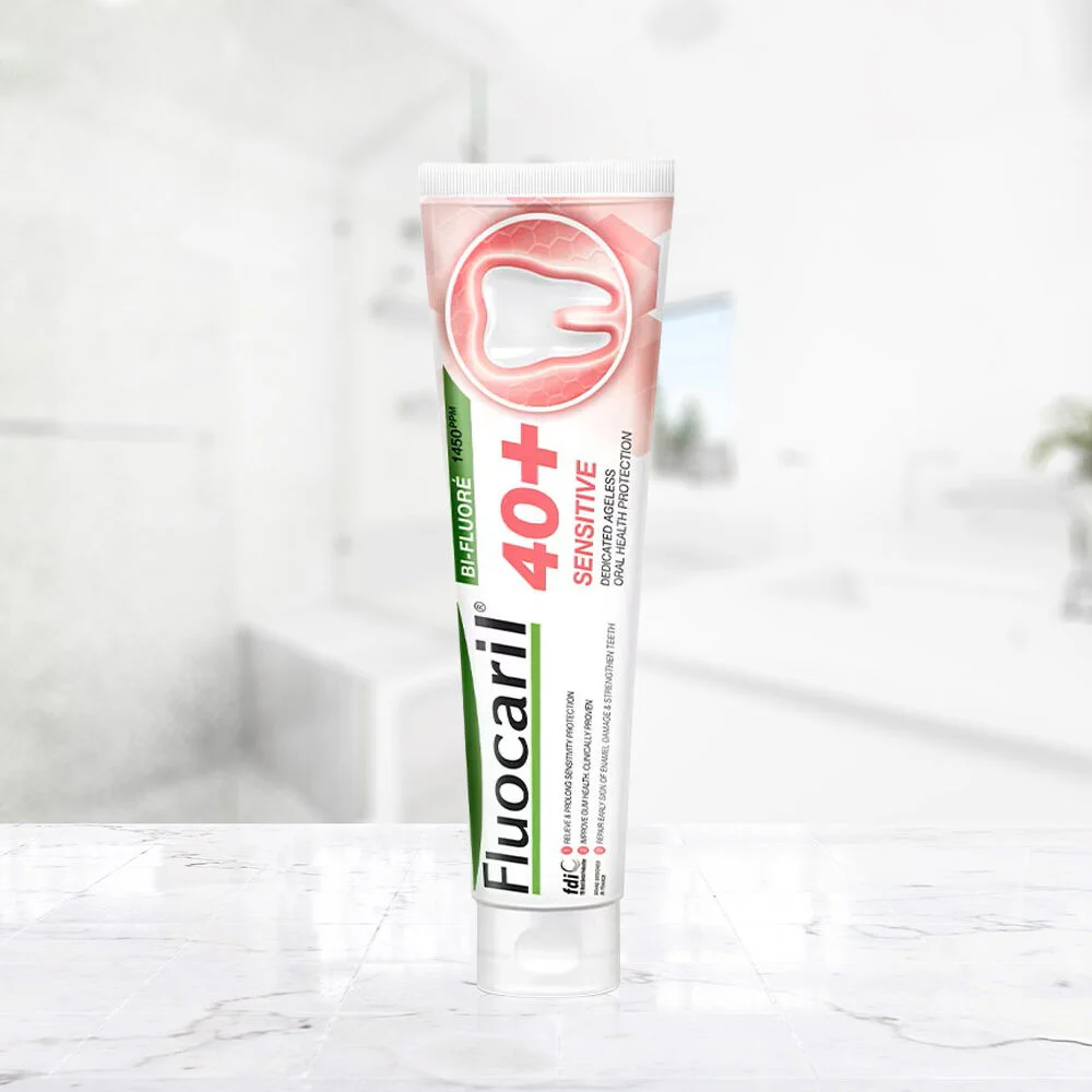 Fluocaril 40+ Toothpaste Ageless Sensitive 160g - #Sensitive