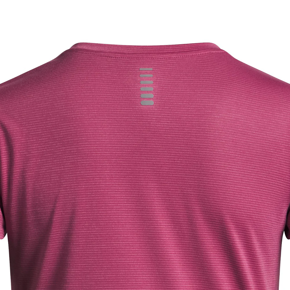 Женская беговая футболка Under Armour Launch Short Sleeve — цвет розовый, размер L (американский размер)