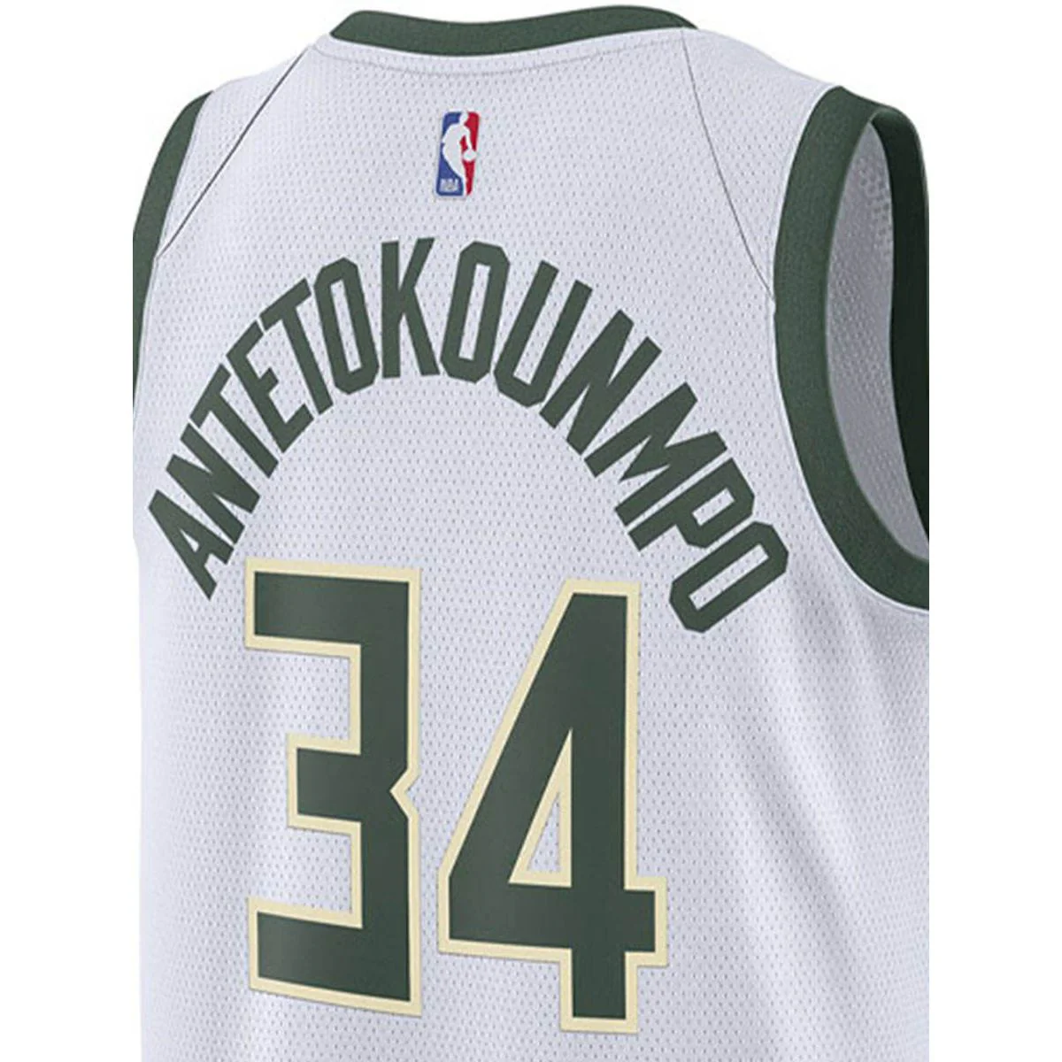 NIKE Milwaukee Bucks Association Edition 2022/23 Men's Basketball Jersey - White - 2XL (US SIZE)