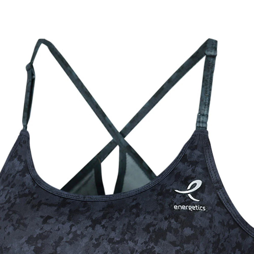 ENERGETICS Gigina Women's Sports Bra - Black - L (EU SIZE)