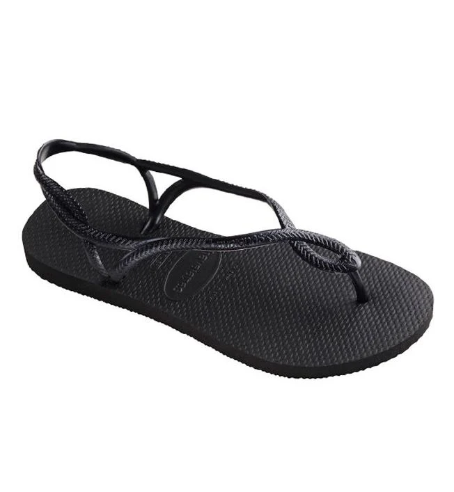 HAVAIANAS Luna FC P Unisex Sandals - Black - EU 37
