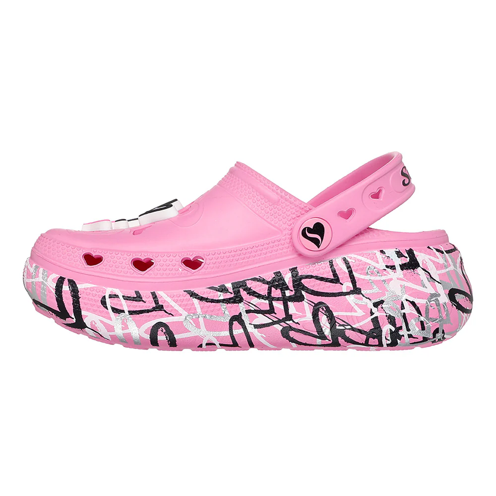 SKECHERS x JGoldcrown: Foamies Cutie Pops – Love Pop Girls Sandals