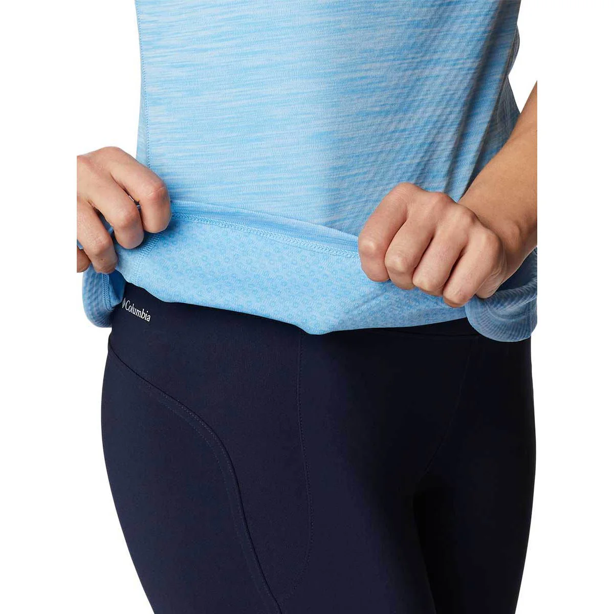 COLUMBIA Zero Rules Women's Training T-Shirt - Blue - L (US SIZE)