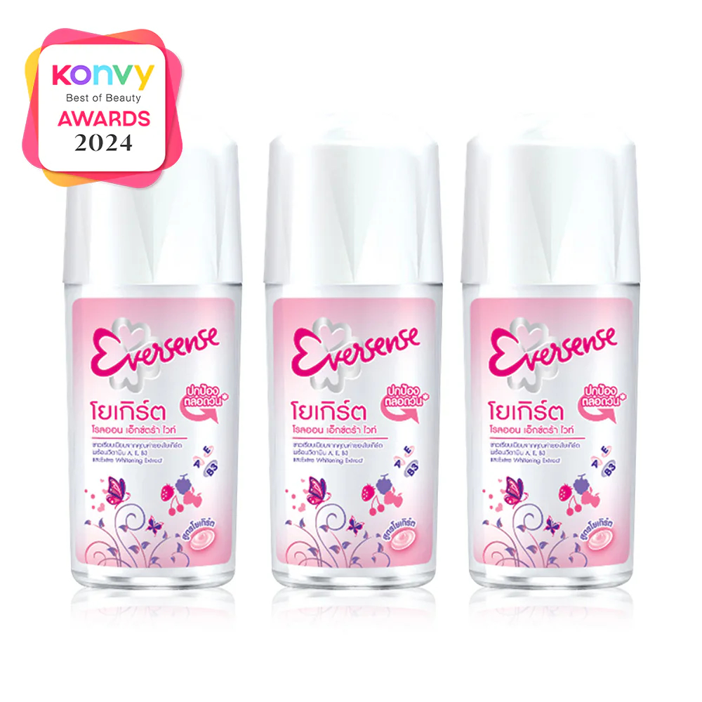 Eversense Yogurt Roll On Extra White [45 мл x 3 шт]