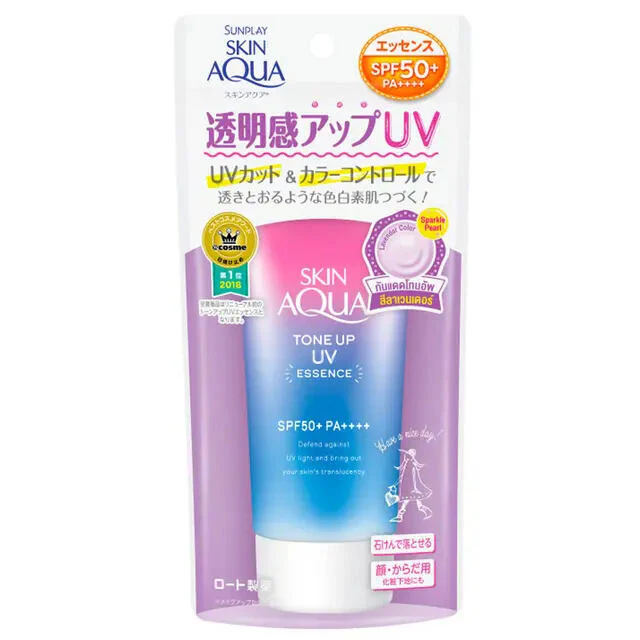 Sunplay Skin Aqua Tone Up Essence Sunscreen SPF50 80g. ซันเพลย์กันแดดสกินอะควาโทนอัพเอสเซ้นส์เอสพีเอฟ50 80กรัม - Multi color - One Size