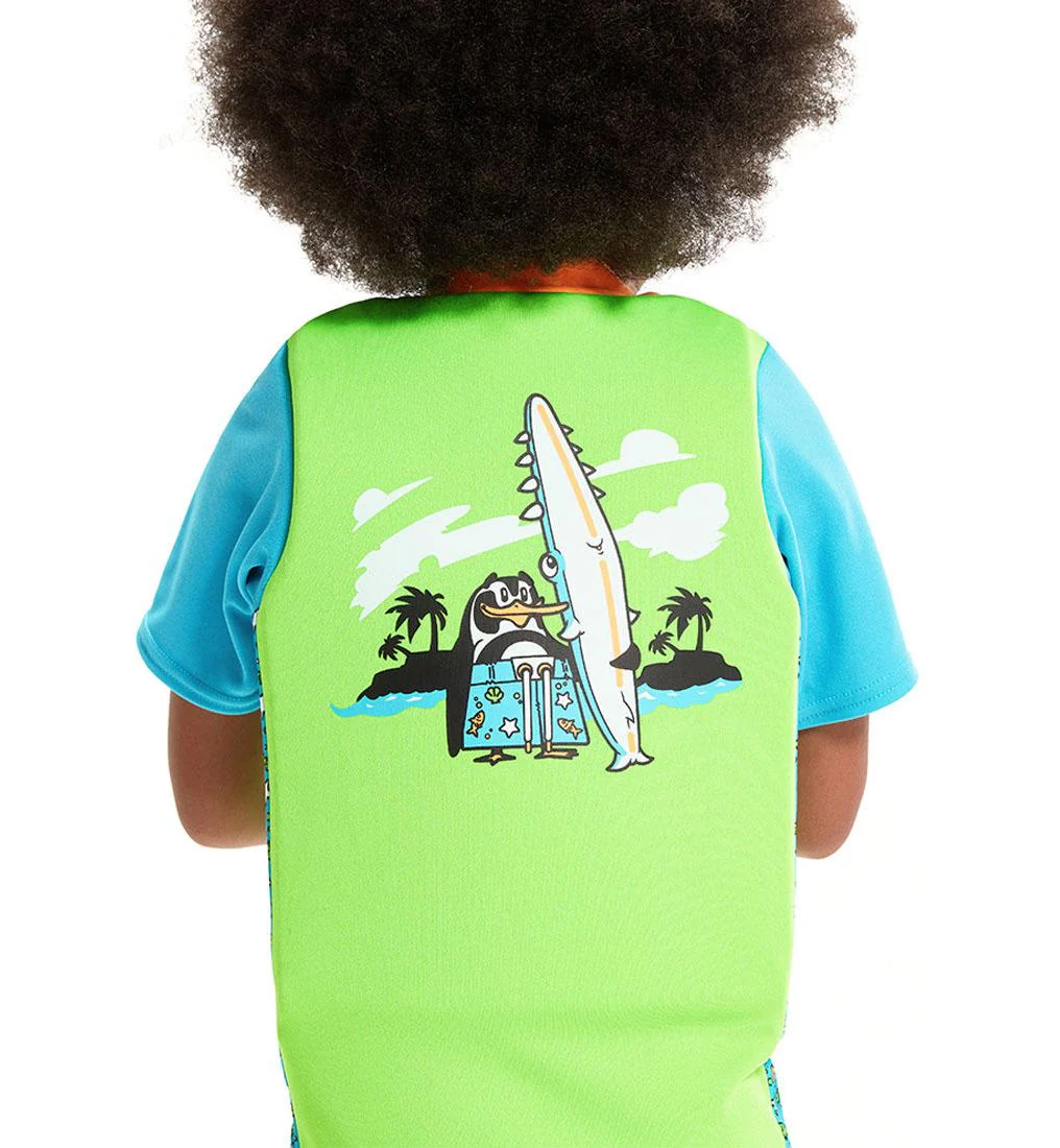 SPEEDO 8-1225814682 Kids Swimsuit - Green - 2-3 YEARS