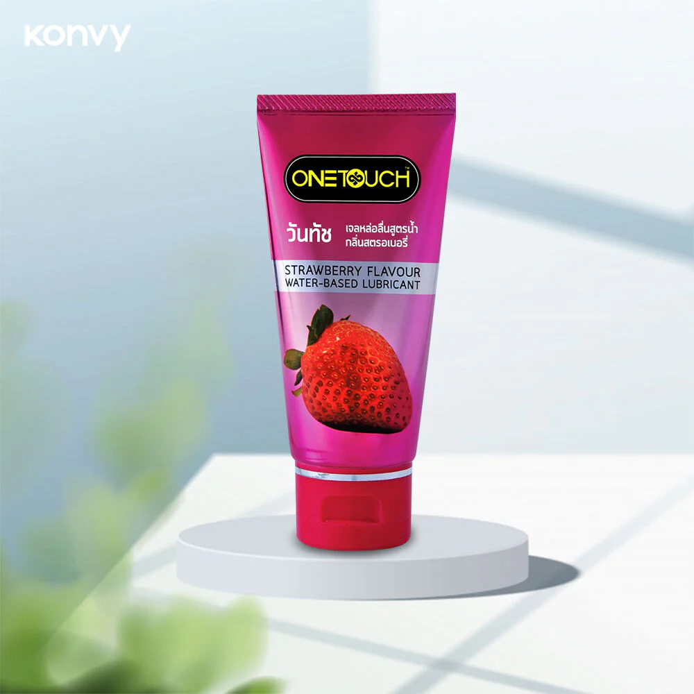 Onetouch Strawberry Flavour Water-Base Lubricant 75 мл