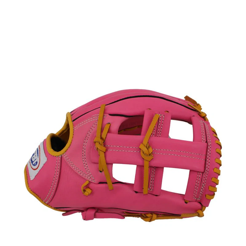 FBT Softball Gloves ถุงมือซอฟบอล Cross 11.25 นิ้ว Pink หนังแท้ 74428 - Pink - One size