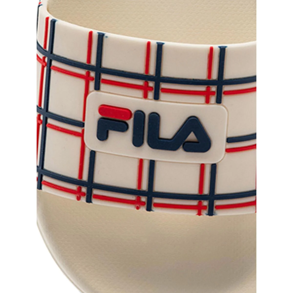 FILA Checkered SDS241001K Kids Sandals - Beige - US 1 K