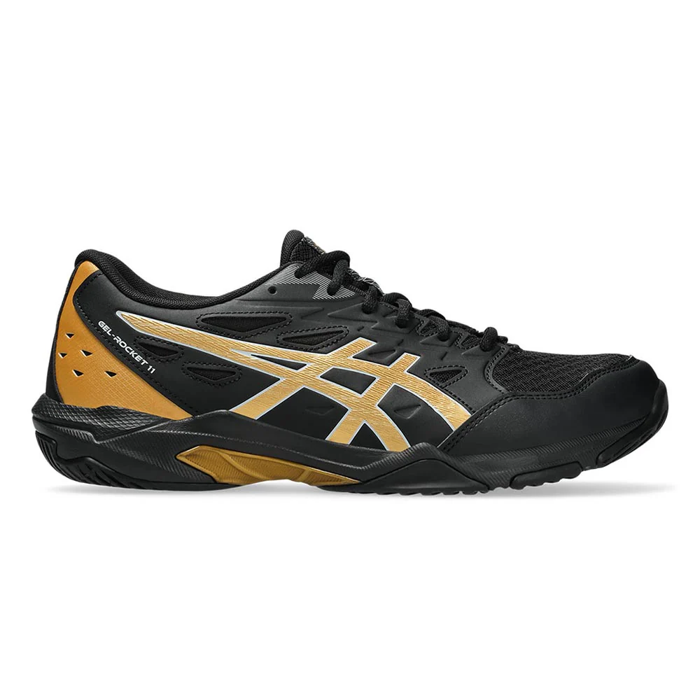 ASICS Gel-Rocket 11 Wide Men's Indoor Court Shoes - Black - US 10