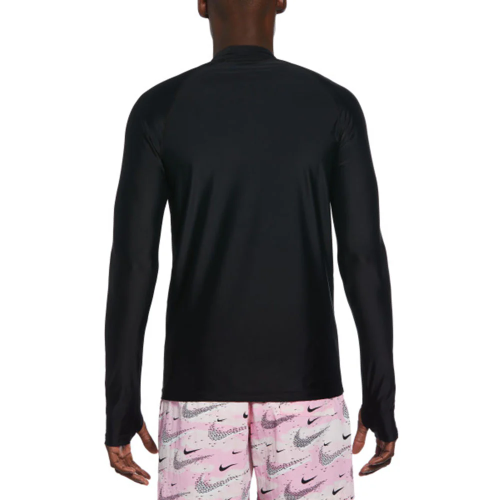 NIKE Whitewater Long-Sleeve Men's Rashguard - Black - L (US SIZE)
