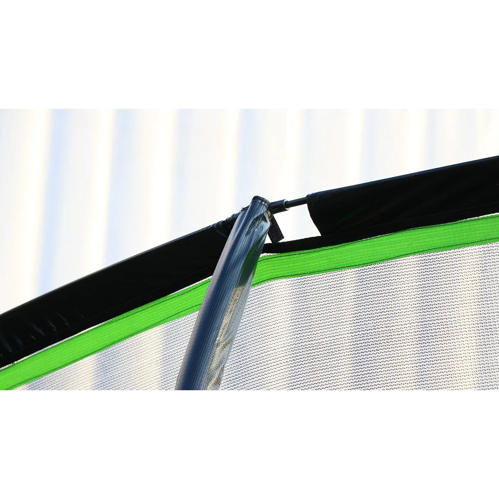 Smartplayonly แทรมโพลีนที่กระโดด ซุปเปอร์พรีเมียม ขนาด 8 ฟุต แถมฟรีแป้นบาส สีเขียว - Green - One Size