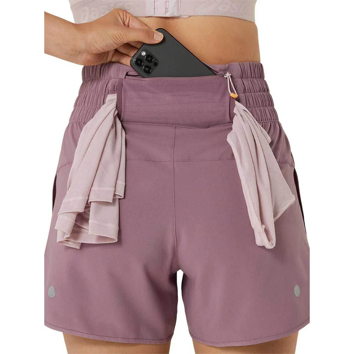 ASICS Nagino 4In Women's Running Shorts - Purple - L (US SIZE)