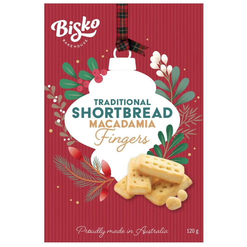 Gift Set บิสโกเบคเฮาส์ชอร์ตเบรดแมคคาเดเมียฟิงเกอร์คุกกี้ 120กรัม - Multi Color - ONE SIZE