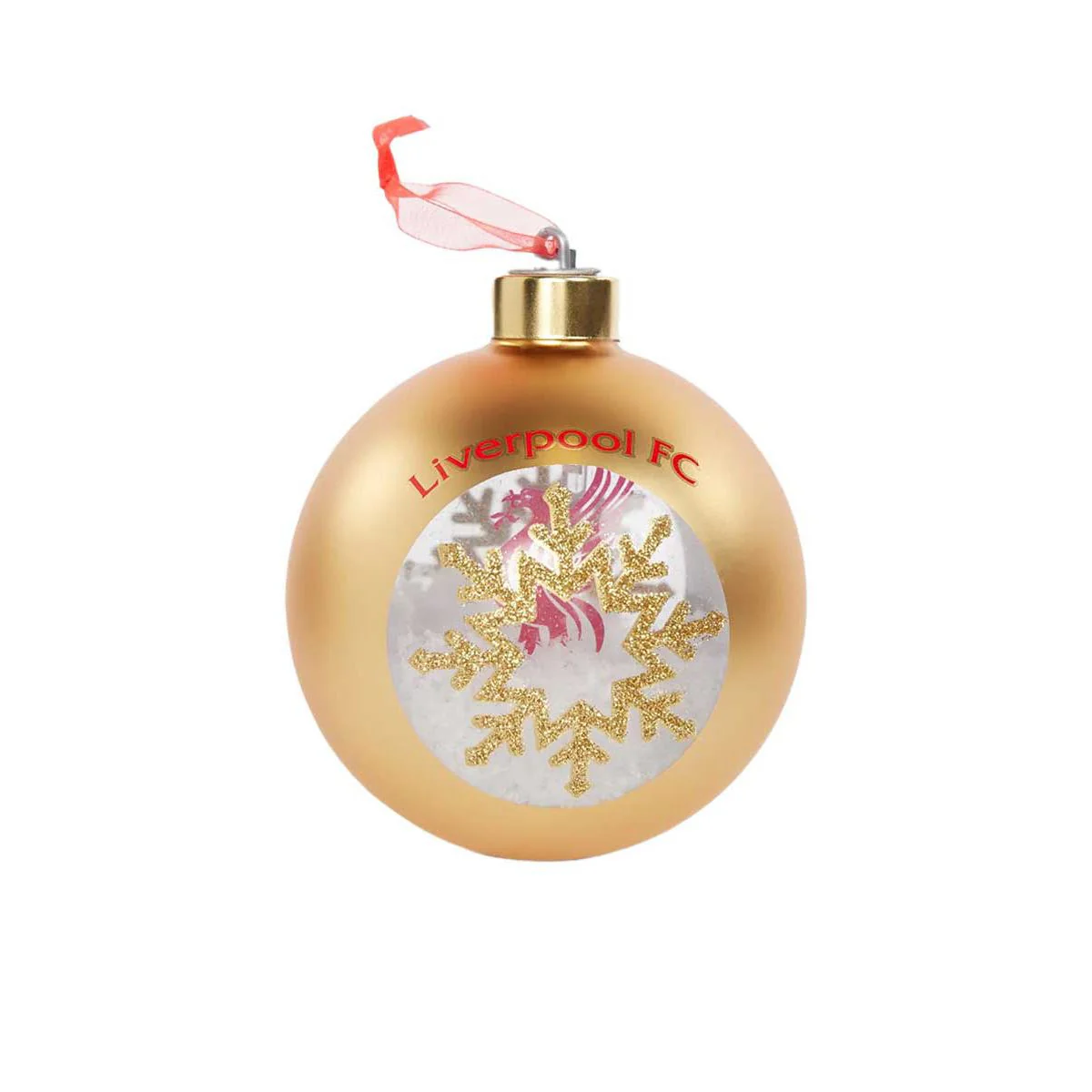 LFC Premium LED Glass Bauble Christmas Decoration - Gold - ONE SIZE