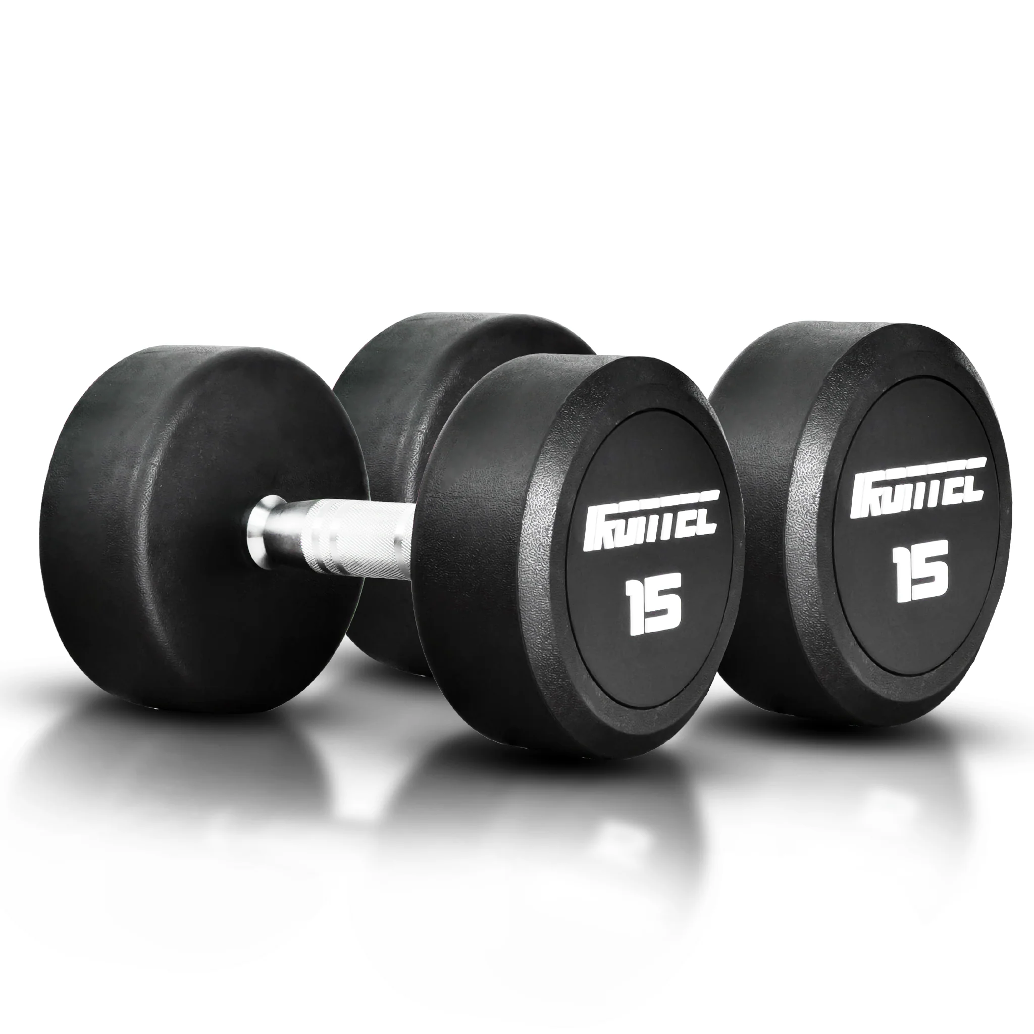 ดัมเบลกลม หุ้มยาง IRONTEC ขนาด 2.5-20KG x 2 ชิ้น - Multi color - 10 KG