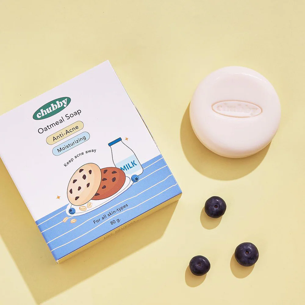 Chubby Oatmeal Soap 80g
