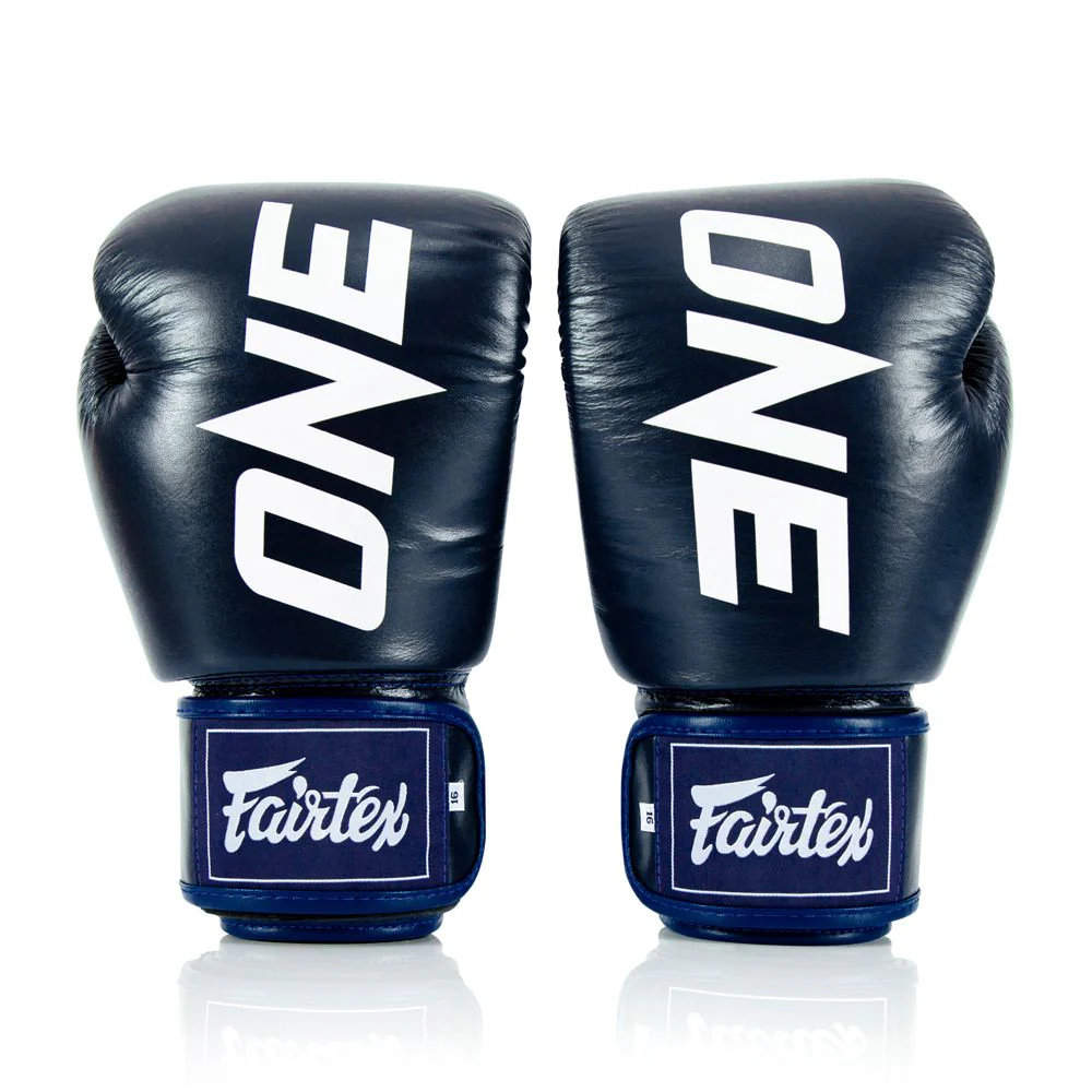 ONE X Fairtex Boxing Gloves - Blue - Blue - 10 oz