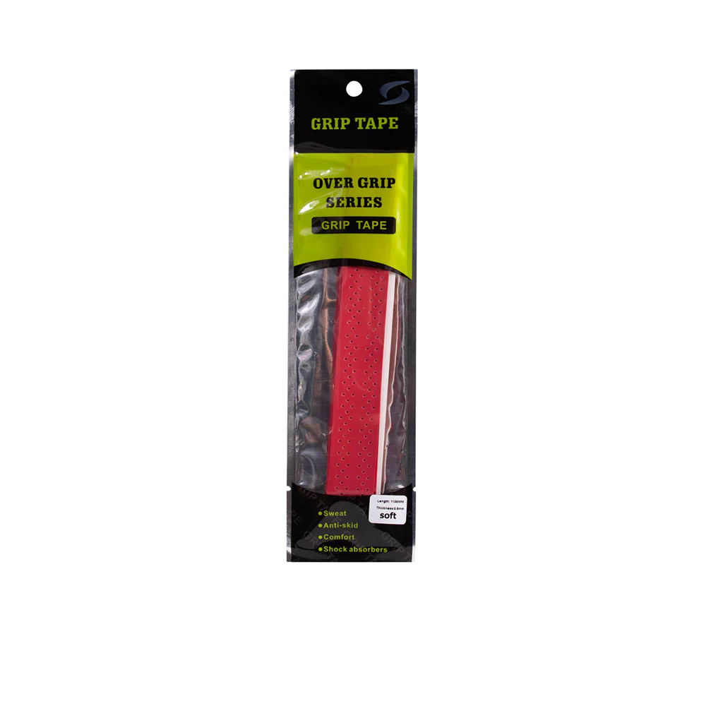 S SPORTS GRIPTAPE01RE Badminton Overgrip - Red - ONE SIZE
