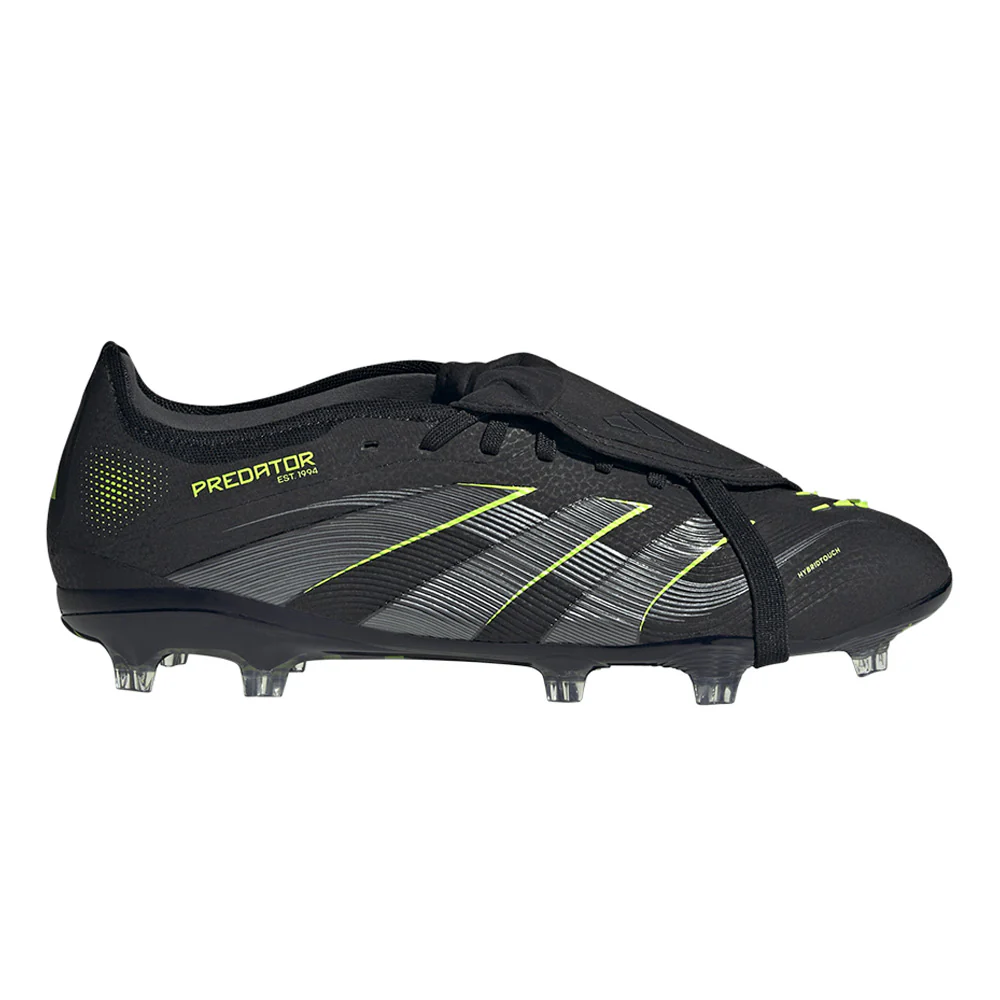 ADIDAS Predator Pro Fold-Over Tongue FG Men's Football Shoes - Black - UK 10