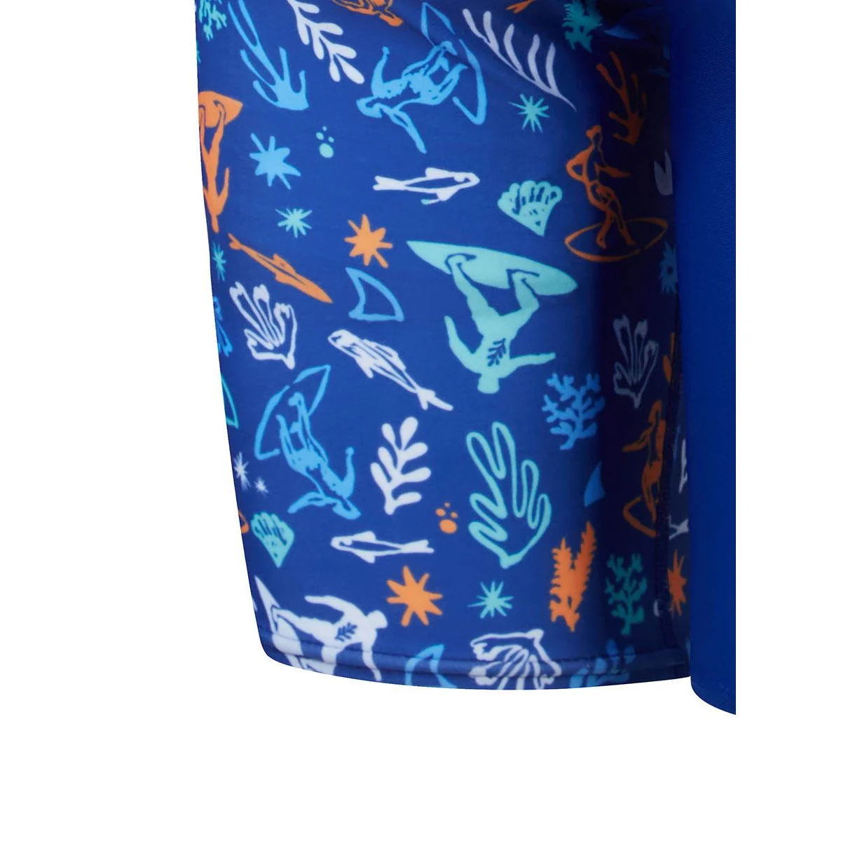 SPEEDO Digital Allover V-Cut Jammer Boys Swim Shorts - Blue - 11-12 YEARS