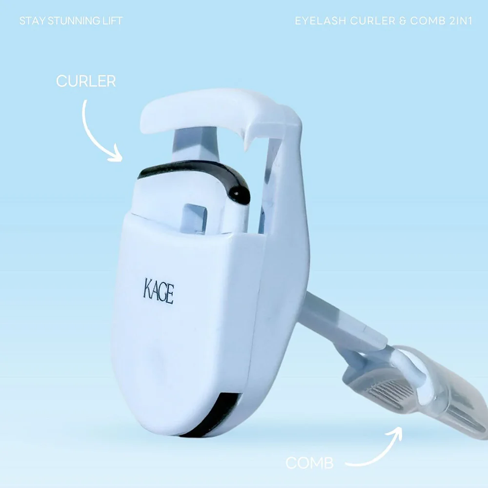 KAGE Eyelash Curler & Comb 2in1 1pc