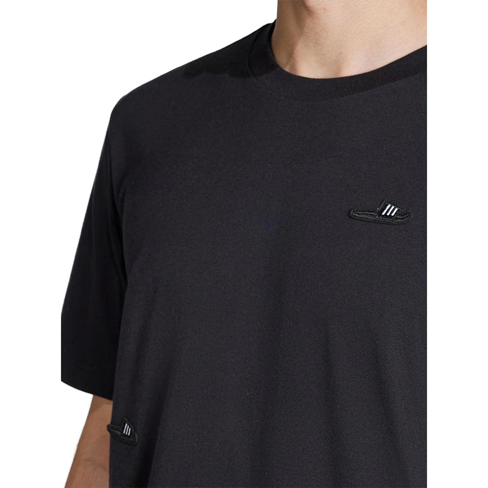 ADIDAS Lounge Slides Graphic Men's T-Shirt - Black - 2XL (ASIAN SIZE)