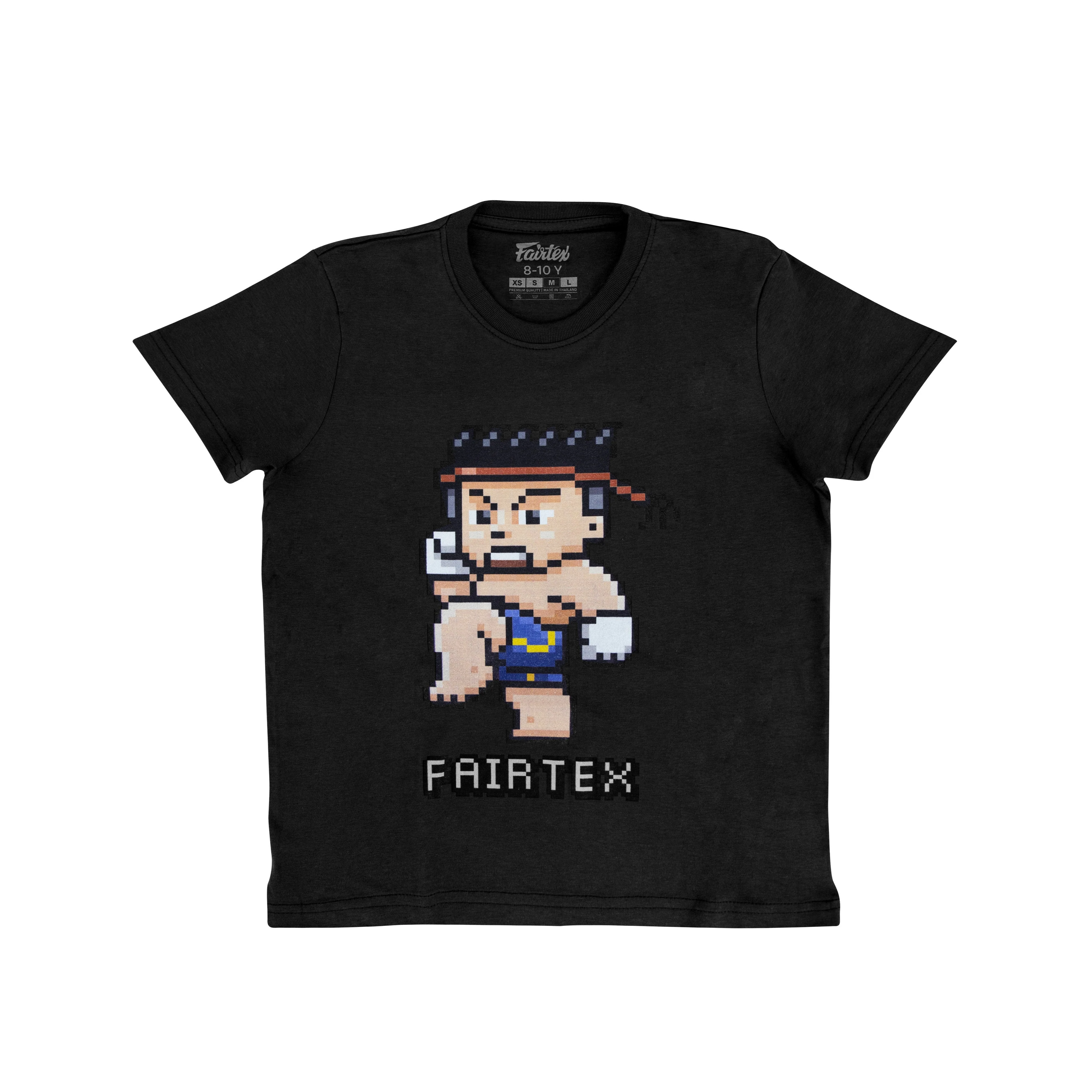Fairtex Kids T-Shirts - TSTK08 - Black - Black - 10-12 yrs