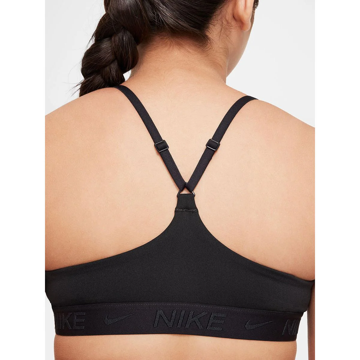 NIKE Indy Girls Sports Bra - Black - L (US SIZE)