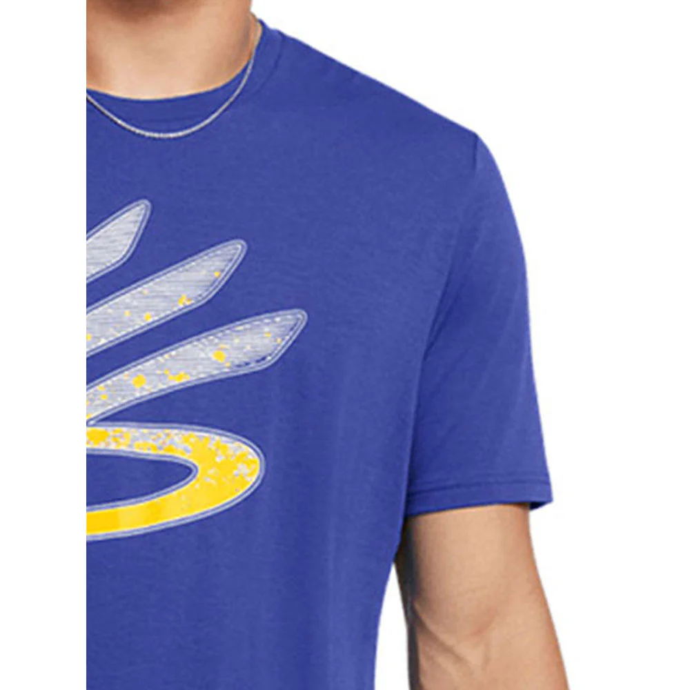 UNDER ARMOUR Curry Logo Trend Men's Basketball T-Shirt - Blue - 2XL (US SIZE)