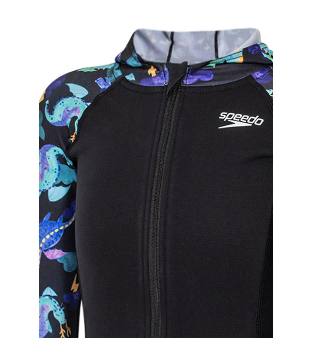 SPEEDO Essential Boys Rashguard - Black - 2 YEARS