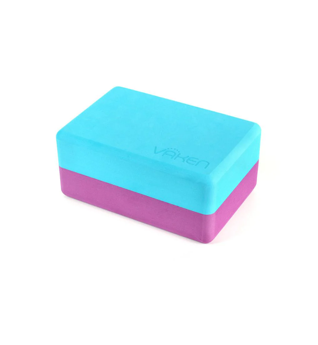 VAKEN Recycled Foam Friendship Yoga Block - Blue - ONE SIZE