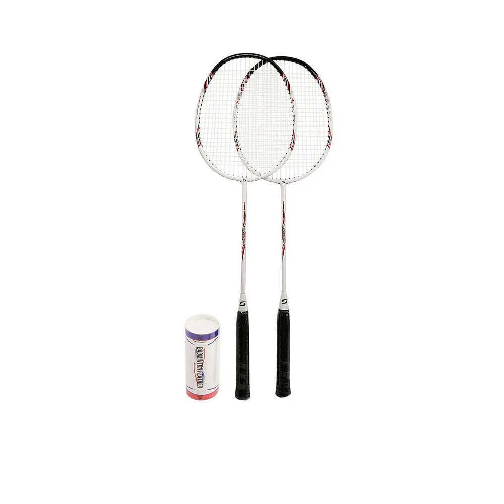S SPORTS 02 Badminton Set - White - ONE SIZE