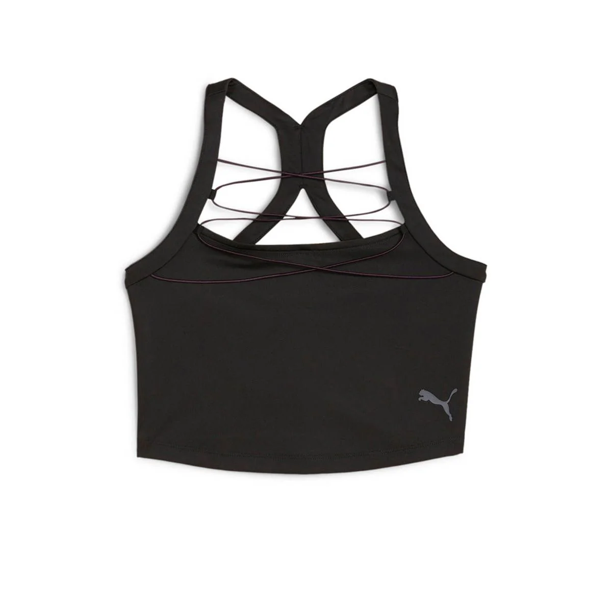 PUMA Dare To Crop Top Women's Tank - Black - L (UK SIZE)