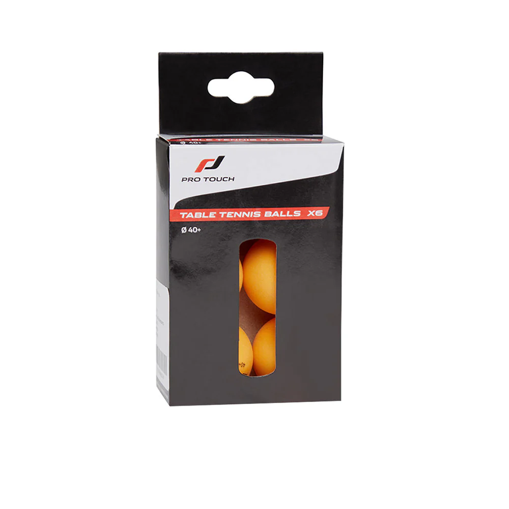 PRO TOUCH Pro Ball 0 Star Table Tennis Ball (6 Pieces) - Orange - ONE SIZE