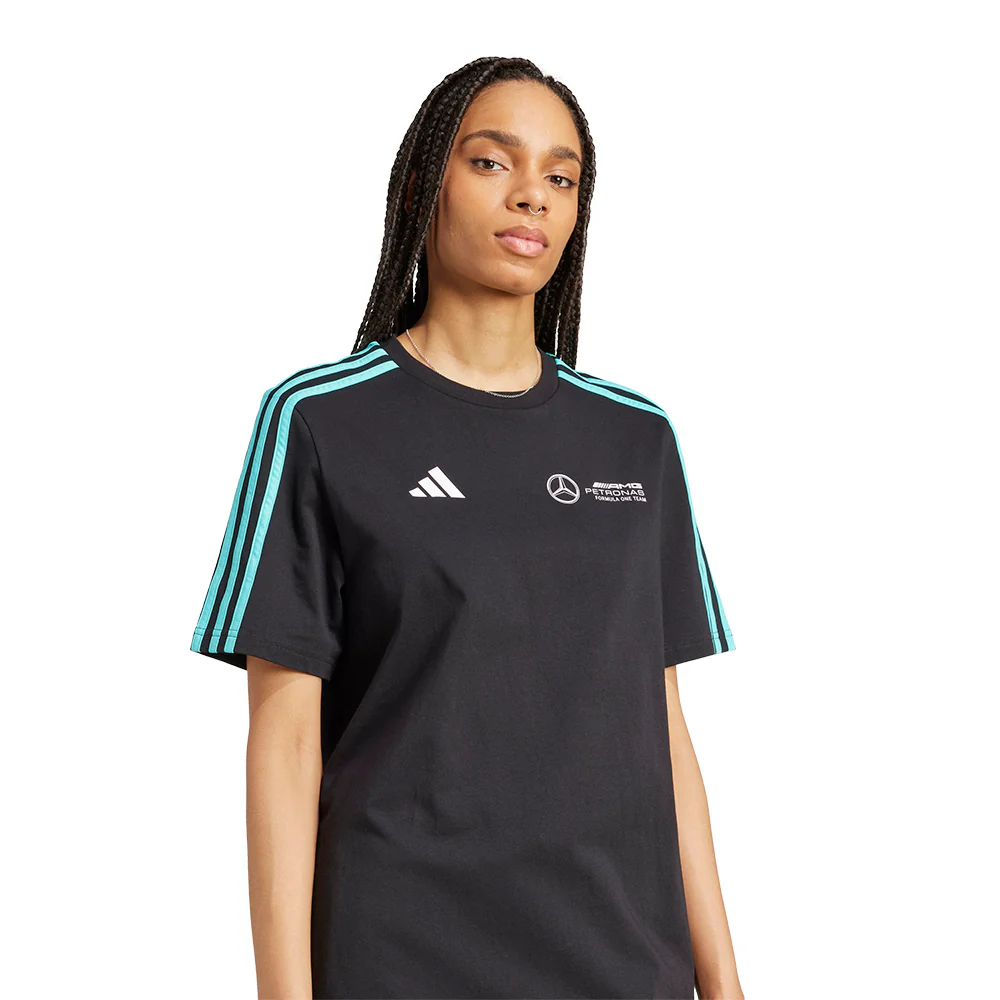ADIDAS Mercedes - AMG Petronas Formula One Team DNA Women's Dress - Black - L (UK SIZE)