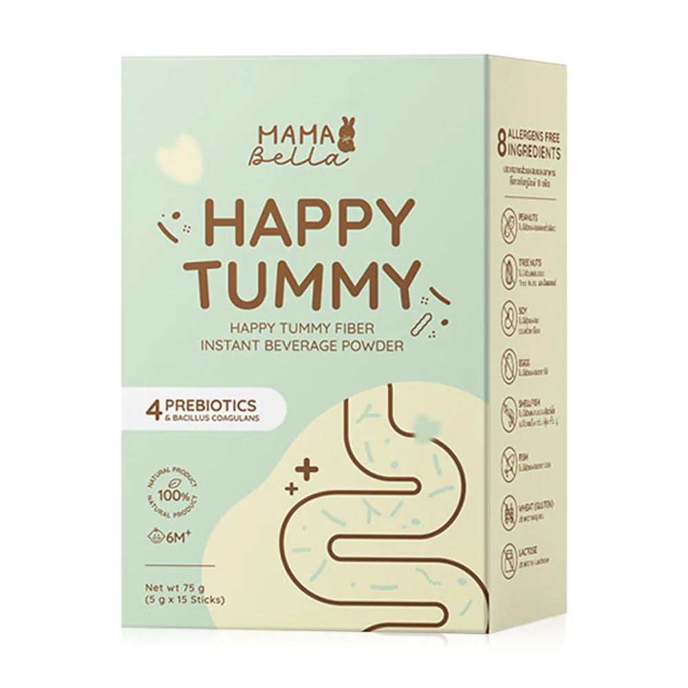 Mamabella Happy Tummy Fiber Instant Beverage Powder [5g x 15pcs]