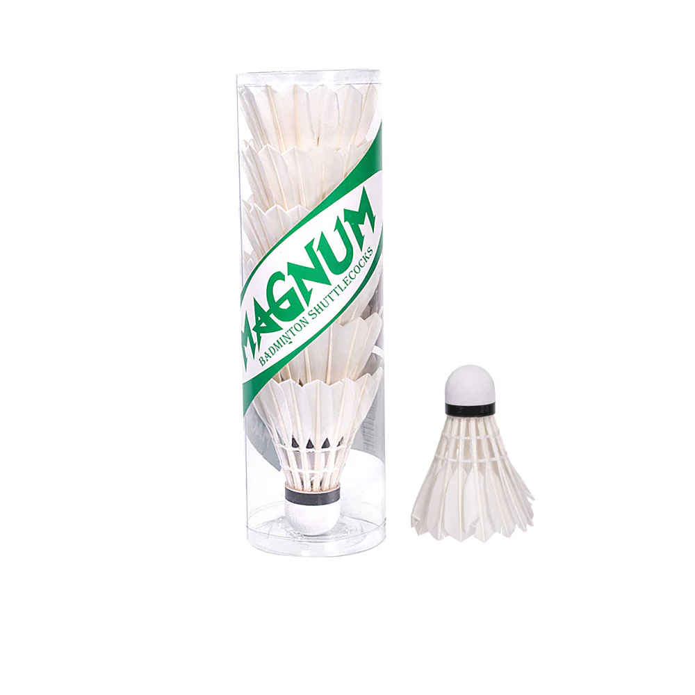 MAGNUM Service Shuttlecock (6 Pieces) - Green - ONE SIZE