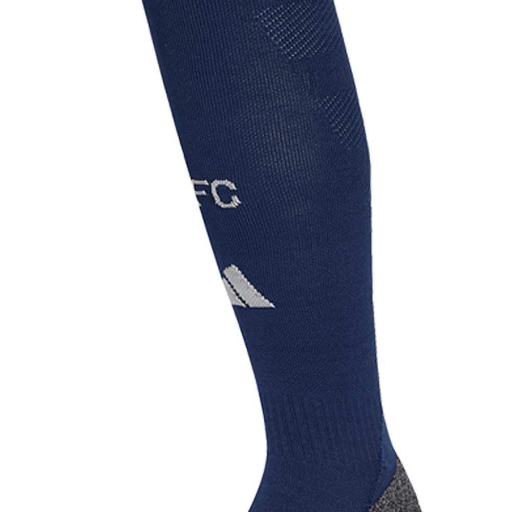 Мужские носки Adidas Arsenal Away 2025/26 Football — цвет синий, размер L (UK SIZE)