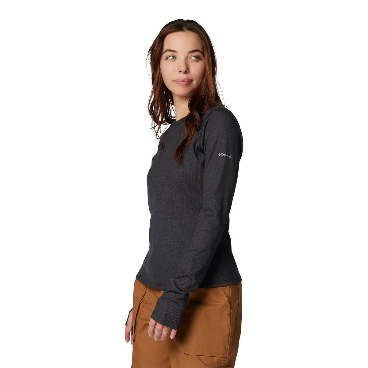 COLUMBIA Boundless™ Days Knit Crew Women's Sweatshirt - Black - L (US SIZE)