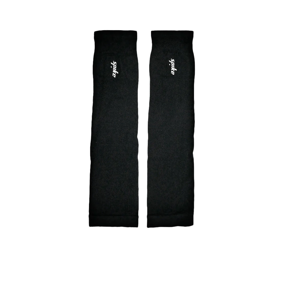 SPIKE Black Unisex Running Arm Sleeves - Black - ONE SIZE