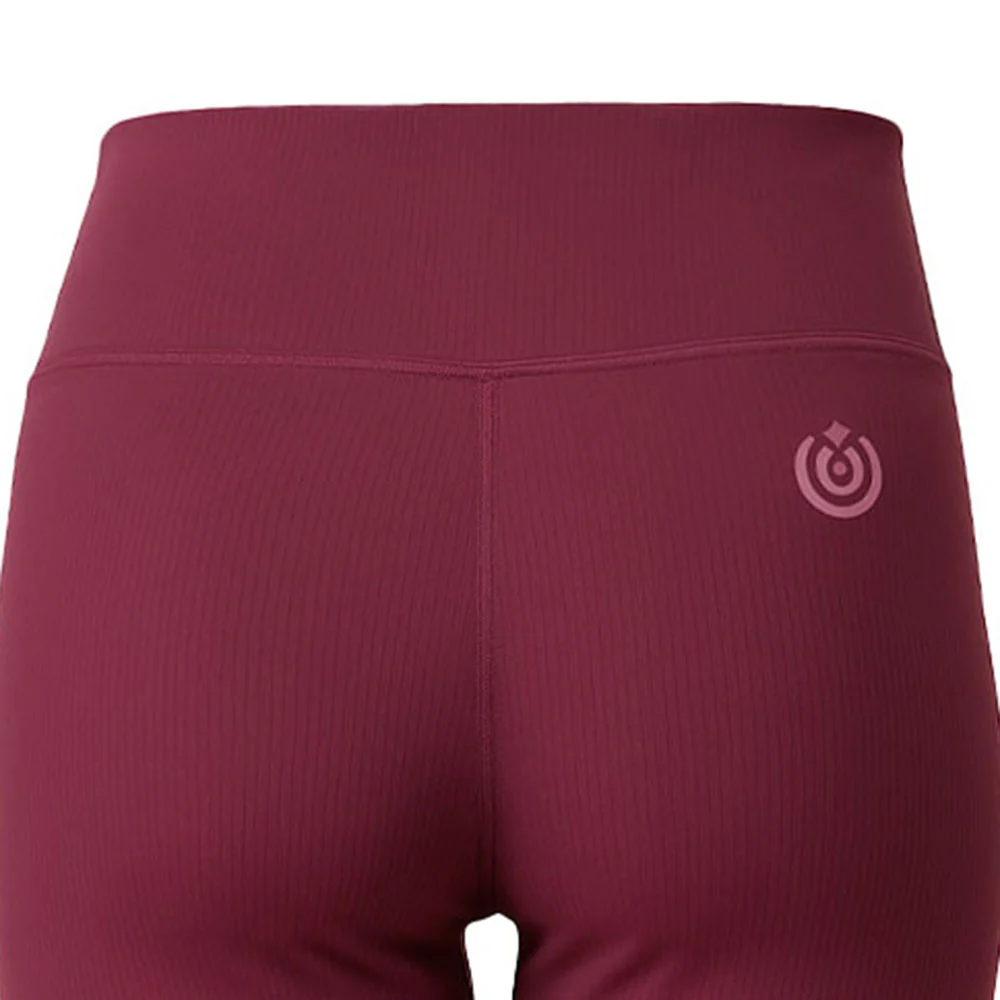 Женские тренировочные легинсы Energetics Oloe 1/2 — цвет красный, размер L (EU SIZE)