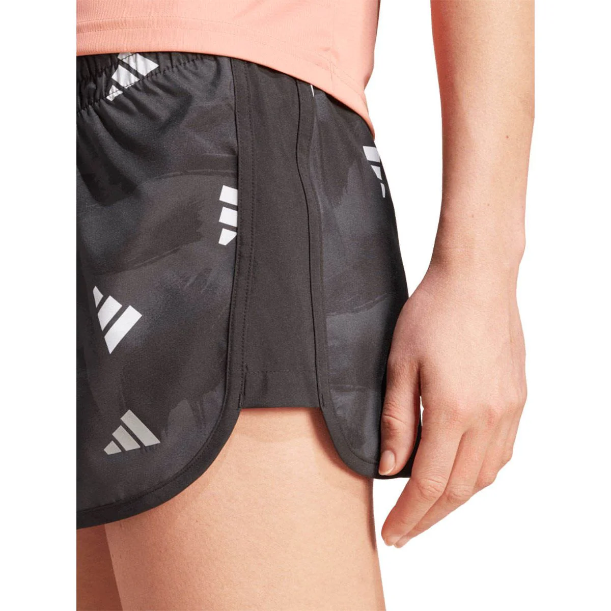 ADIDAS Run It Brand Love Women's Running Shorts - Black - 2XL (ASIAN SIZE)