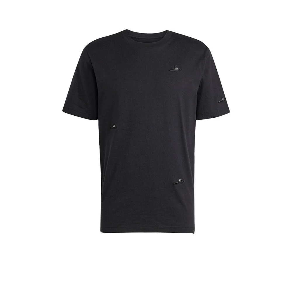 ADIDAS Lounge Slides Graphic Men's T-Shirt - Black - 2XL (ASIAN SIZE)