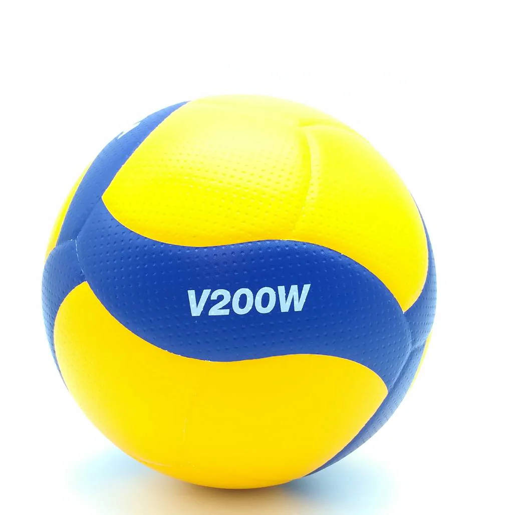 MIKASA วอลเลย์บอล V200W เบอร์ 5 สีเหลือง/น้ำเงิน FIVB Approved - Multi color - BALL 5