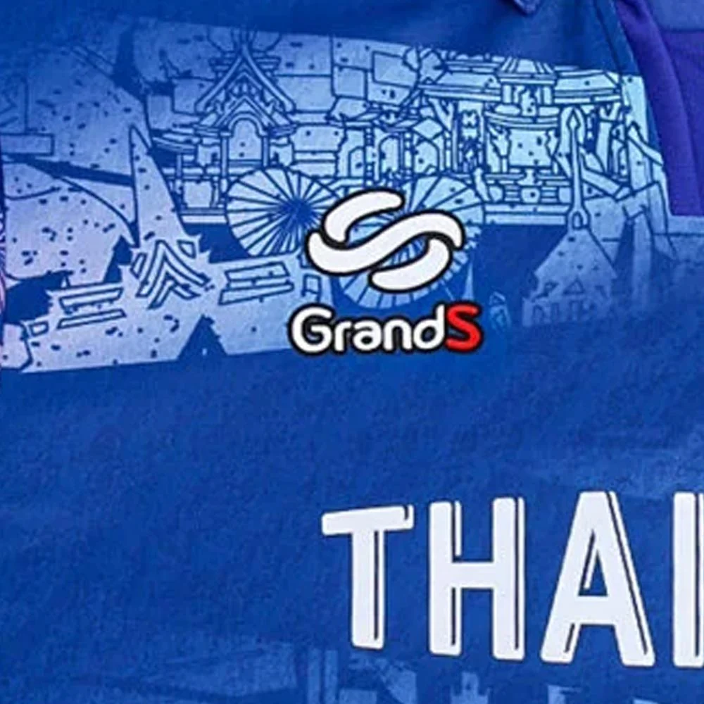 Мужское поло Grand Sport Thai National Team Sea Games 2025 E-Sports — цвет синий, размер 2XL (азиатский размер)