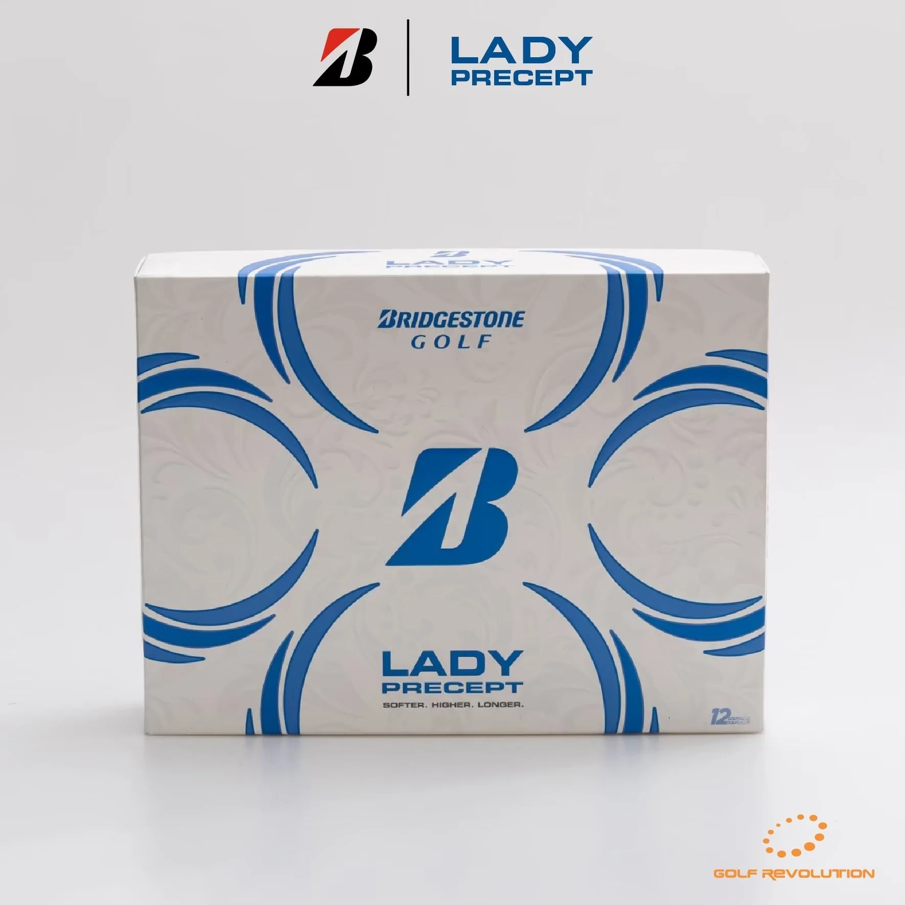 ลูกกอล์ฟ BRIDGESTONE BALL PRECEPT Lady WHITE ( BUY 2 FREE 1 ) - White - ONE SIZE
