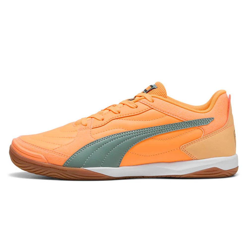 PUMA Pressing IV Men's Futsal Shoes - Orange - UK 10