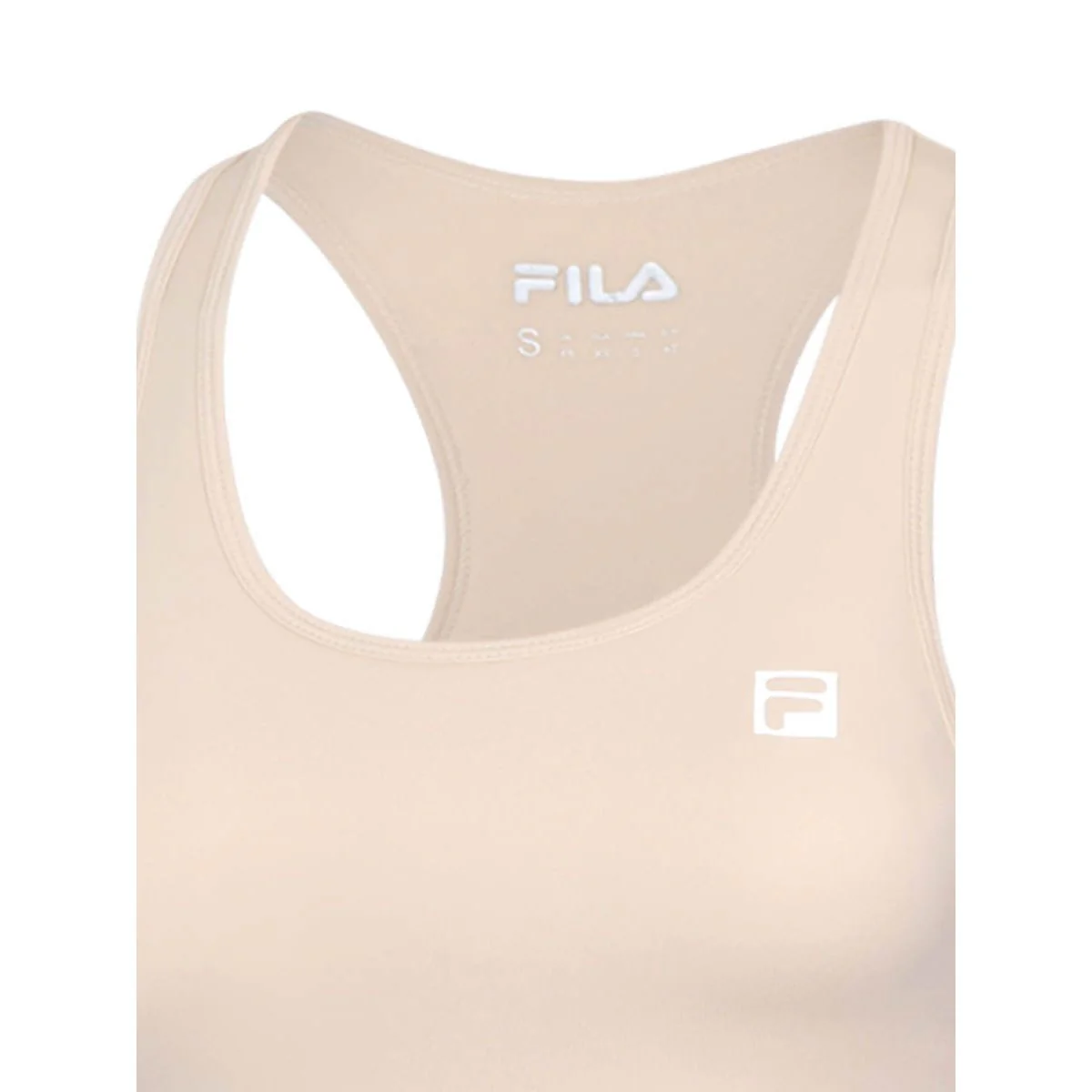 FILA Tennis SBD240815W Women's Sports Bra - Beige - 2XL (US SIZE)